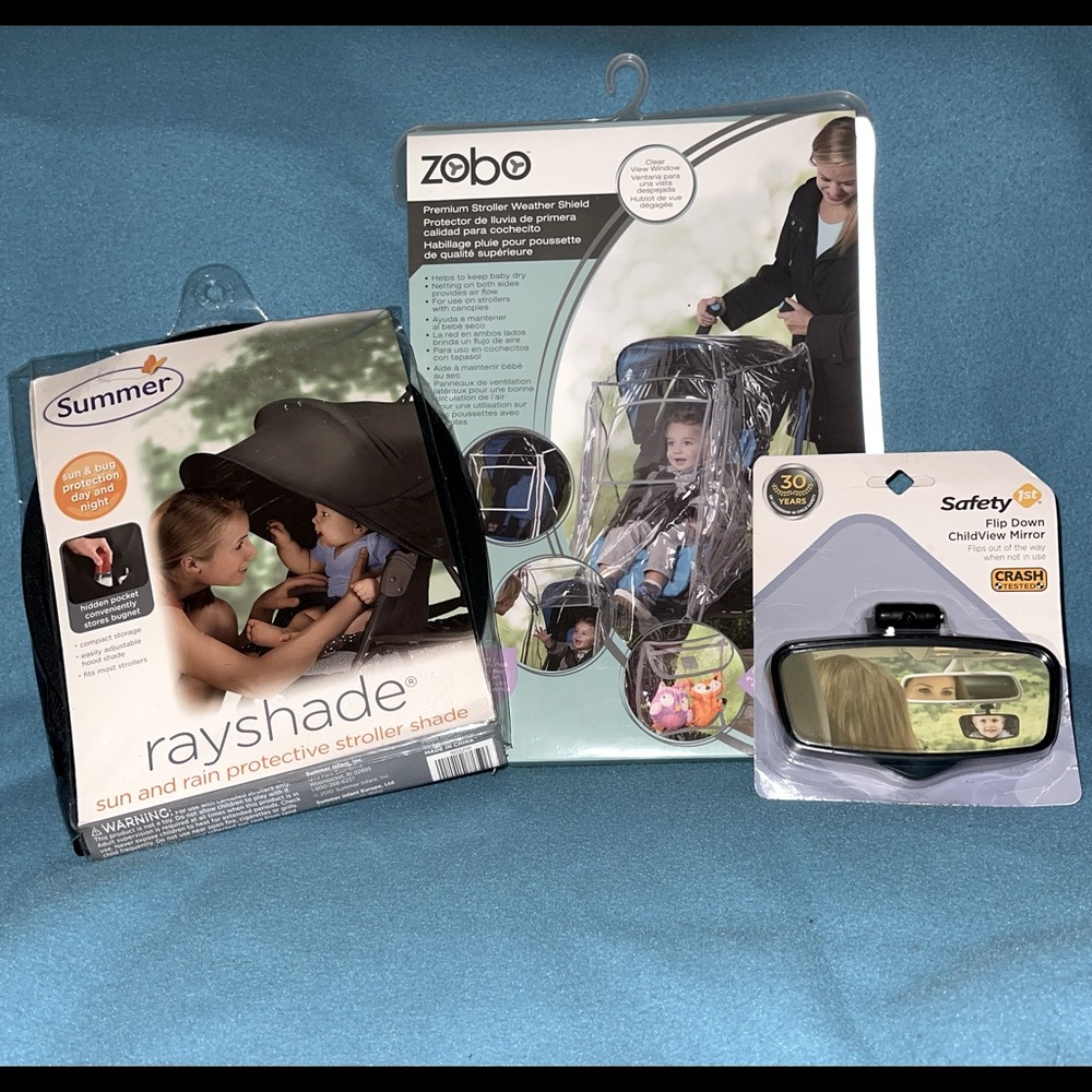 Baby stroller protecter bundle